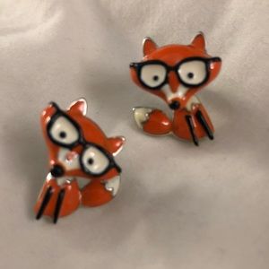 Betsey Johnson Fox Earrings